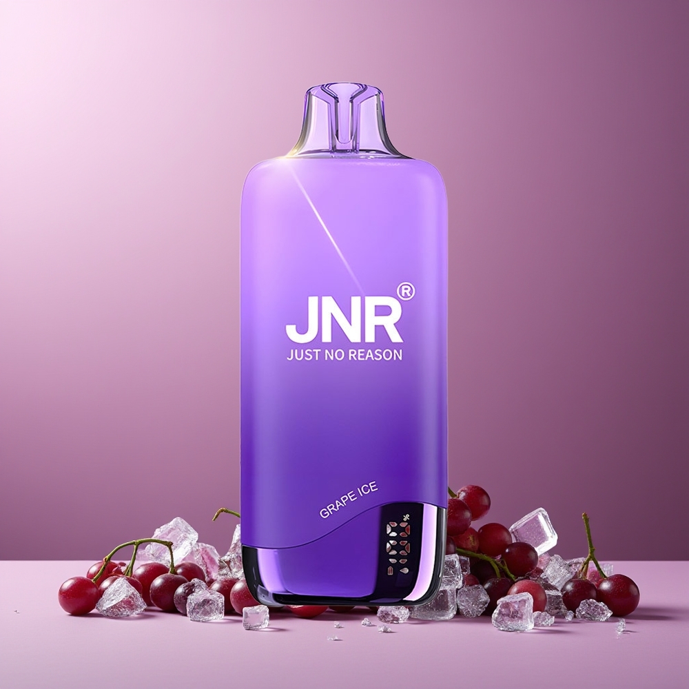 JNR Rainbow 10500 Puffs 18ml 600mAh USB-C Disposable Vape Grape Ice New Zealand Wholesale