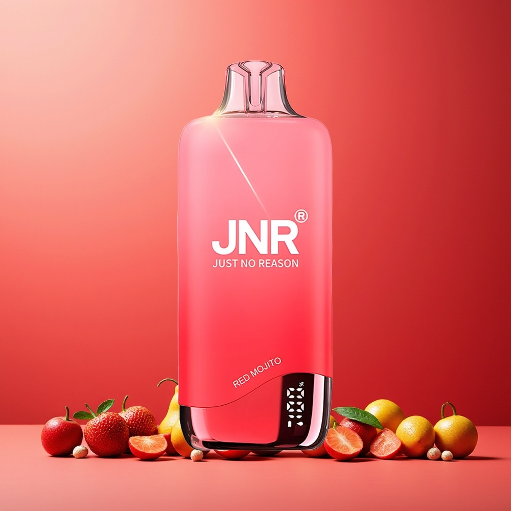 JNR Rainbow 10500 Puffs 18ml 600mAh USB-C Mesh Disposable Vape Red Mojito New Zealand Wholesale