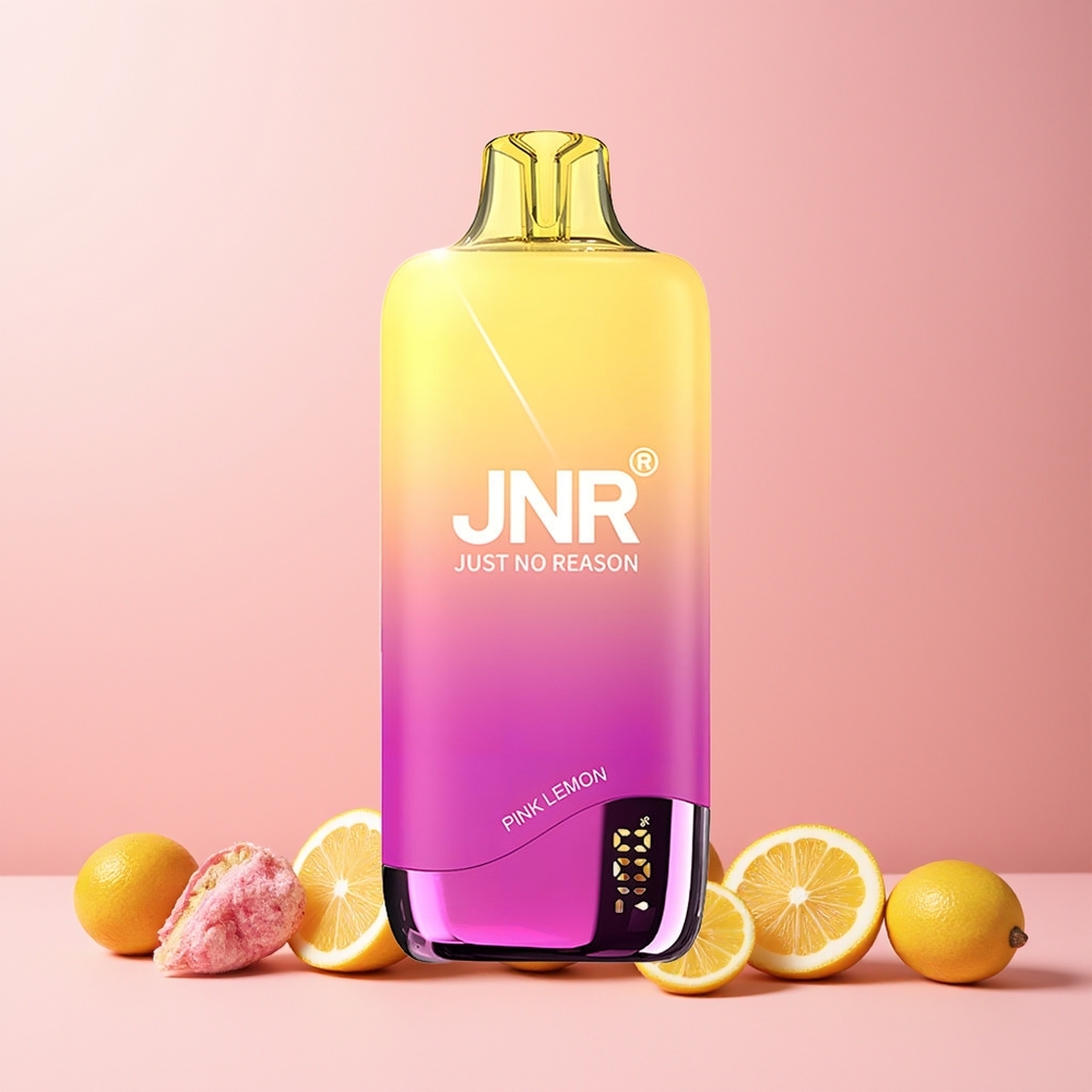 JNR Rainbow 10500 Puffs Disposable Vape Pink Lemon New Zealand Wholesale 18ml 0.8ohm Mesh 5%