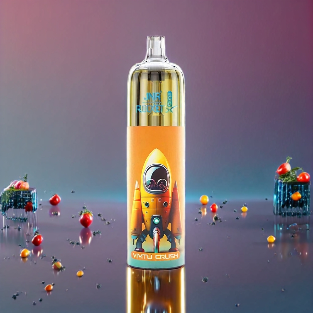 JNR Rocket X 12400 Puffs Vimtu Crush New Zealand Wholesale - Compact, Rechargeable Type-C, RGB, 850mAh, 22ml, 0/2/5% Nic