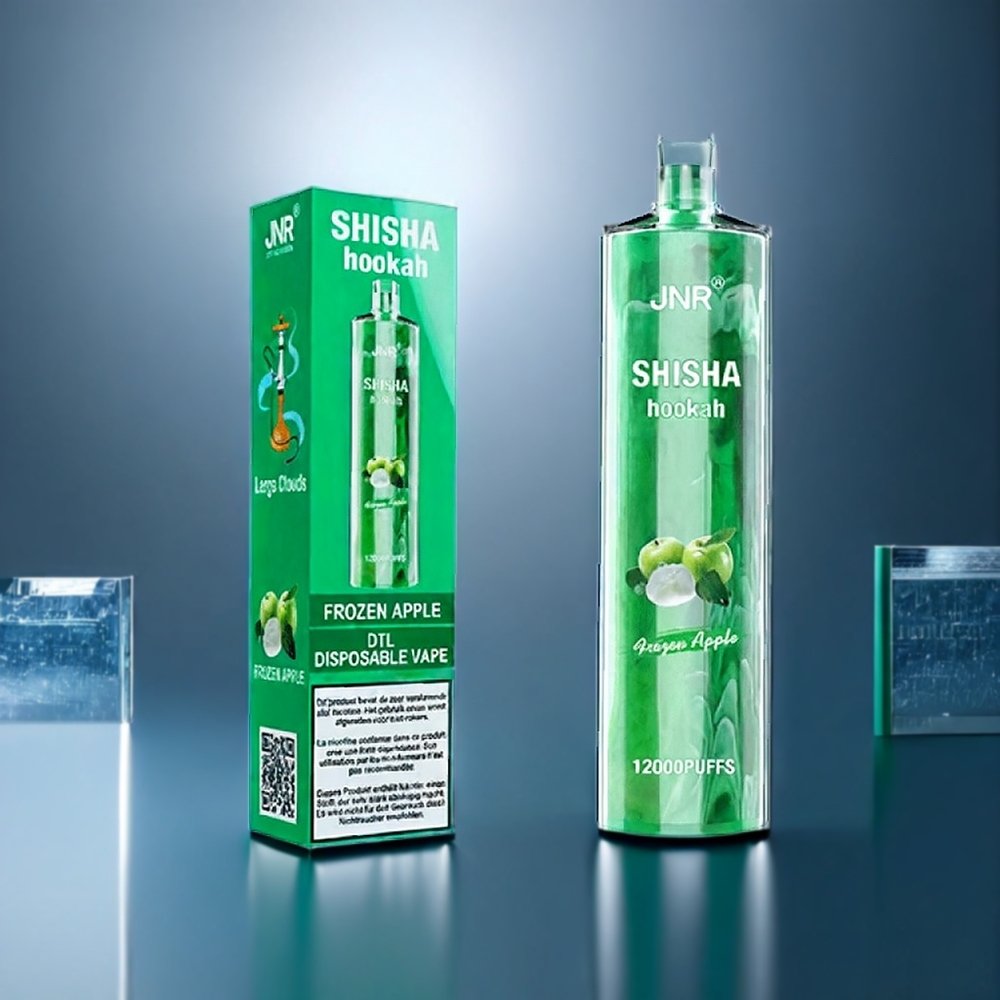 Jnr Shisha Hookah New Zealand Wholesale 12000 Puffs Frozen Apple
