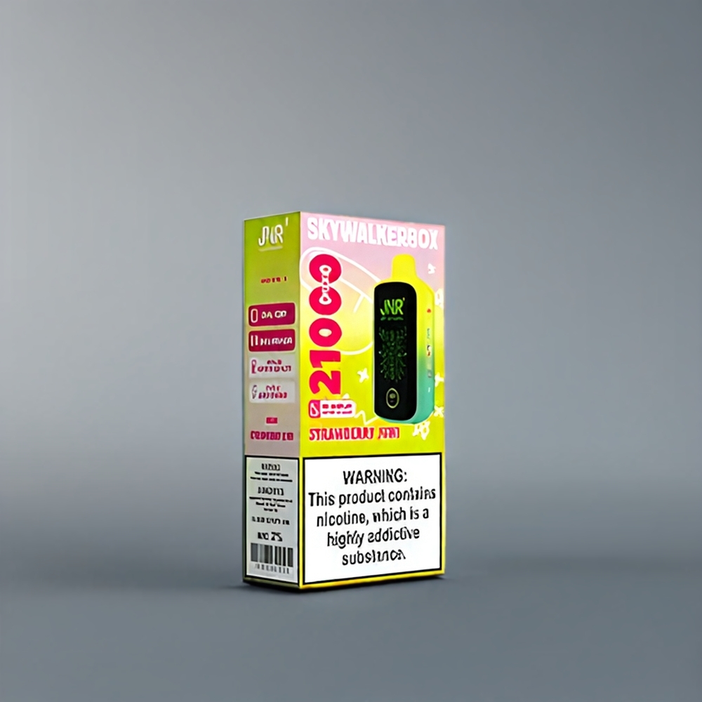 Jnr Skywalker Box 21000 Puffs Vape Strawberry Kiwi New Zealand Wholesale Burst