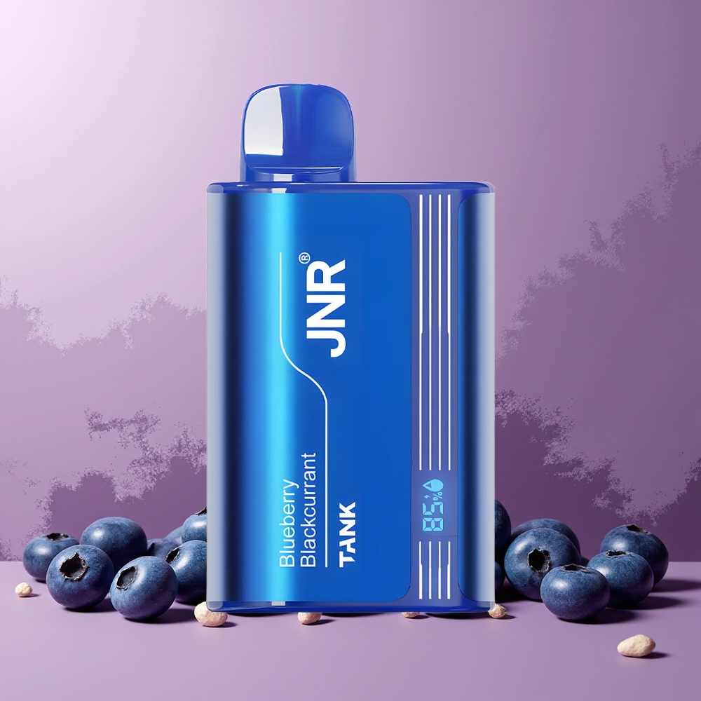 JNR Tank 10000 Puffs New Zealand Wholesale Disposable Vape Blueberry Blackcurrant with Adjustable Airflow & Dual Mesh Coil