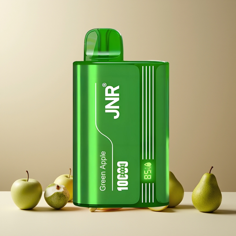 JNR Tank 10000 Puffs New Zealand Wholesale Disposable Vape Green Apple Peach Pear with Adjustable Airflow & Type-C Quick Charge