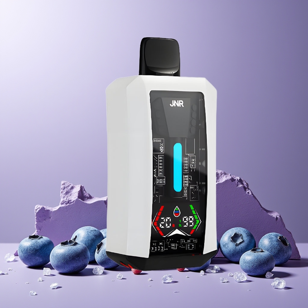 JNR Tank Pro 33000 Puffs 28ml Digital Display Dual Mesh Coil 850mAh Disposable Vape Blueberry Ice New Zealand Wholesale