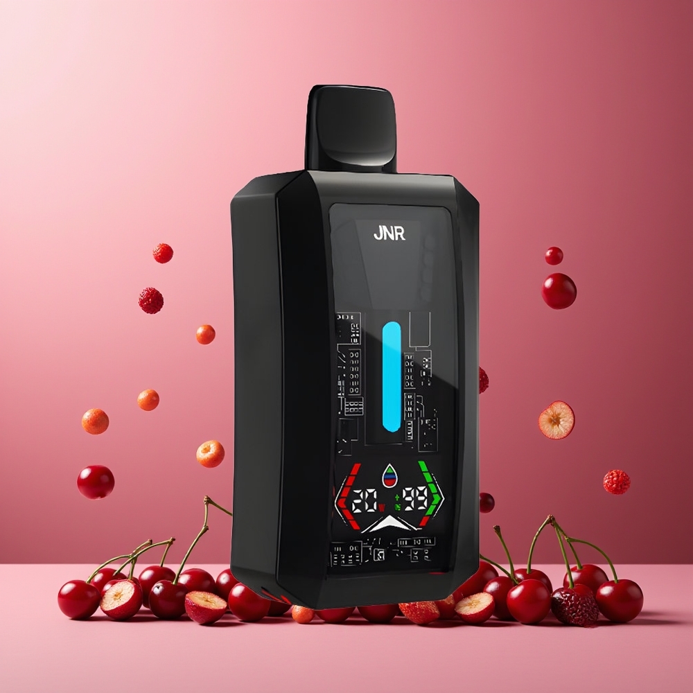 JNR Tank Pro 33000 Puffs New Zealand Wholesale 28ml e-Liquid Dual Mesh Coil 850mAh Cherry Berry Disposable Vape