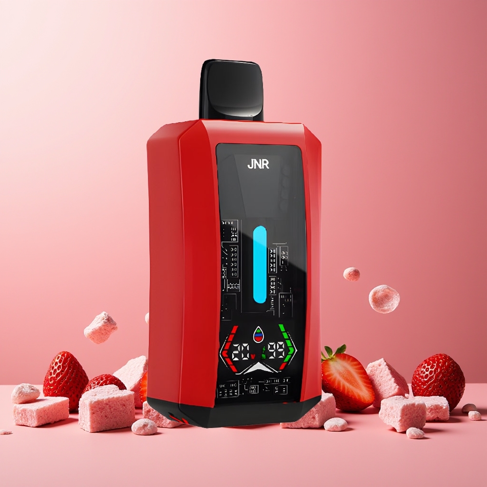JNR Tank Pro 33000 Puffs New Zealand Wholesale Disposable Vape Strawberry Ice 28ml e-Liquid 850mAh Battery Dual Mesh Coil