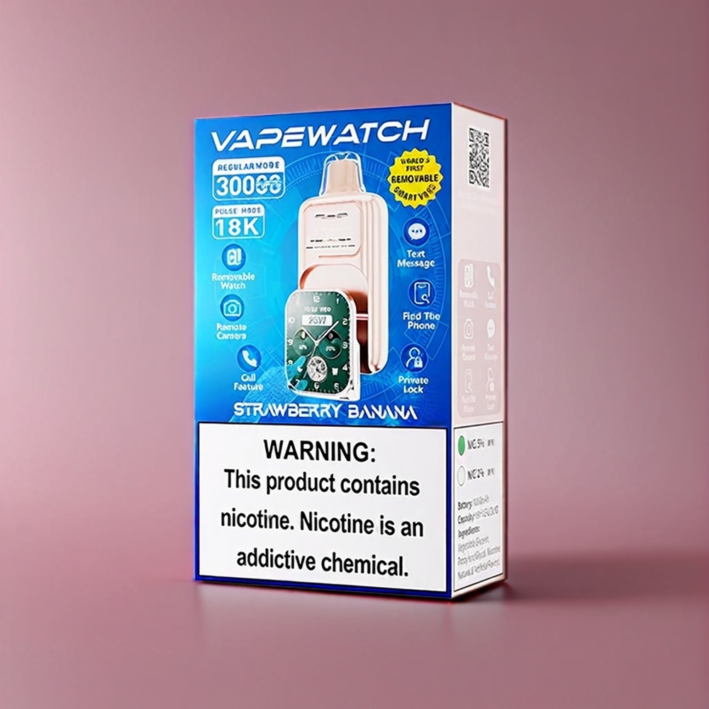 Jnr Vape Watch 30000 Puffs New Zealand Wholesale Strawberry Banana