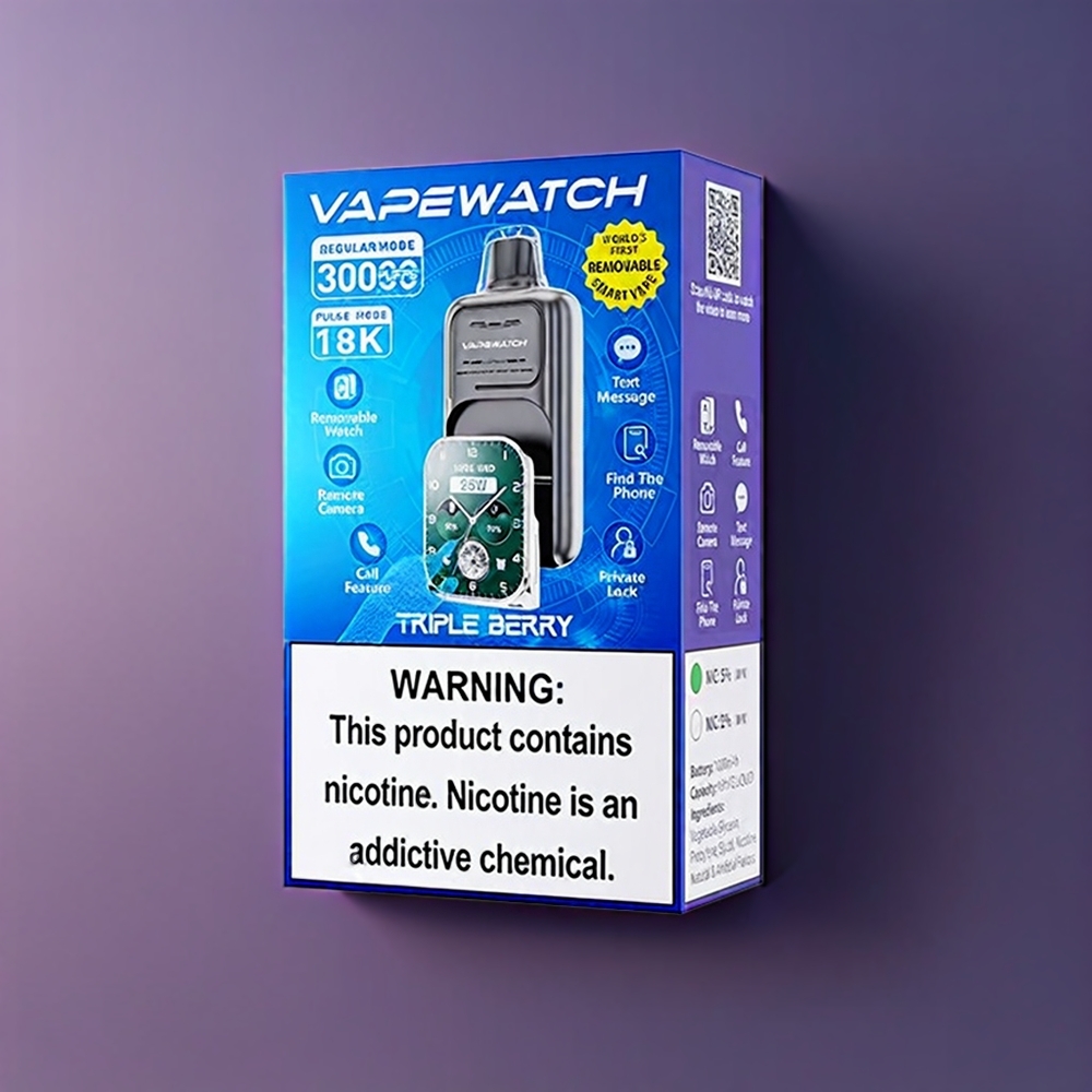 Jnr Vape Watch 30000 Puffs New Zealand Wholesale Triple Berry