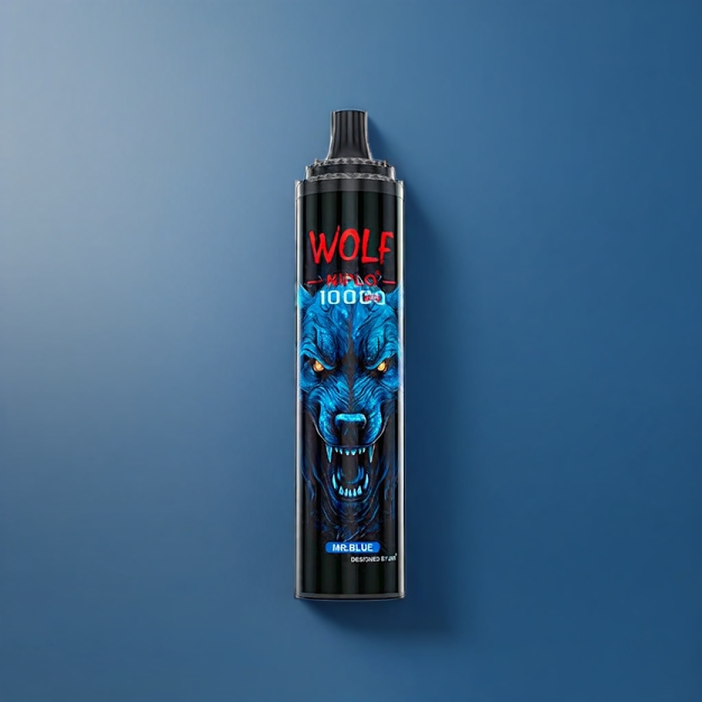 Jnr Wolf New Zealand Wholesale 10000 Puffs Mr Blue Vape