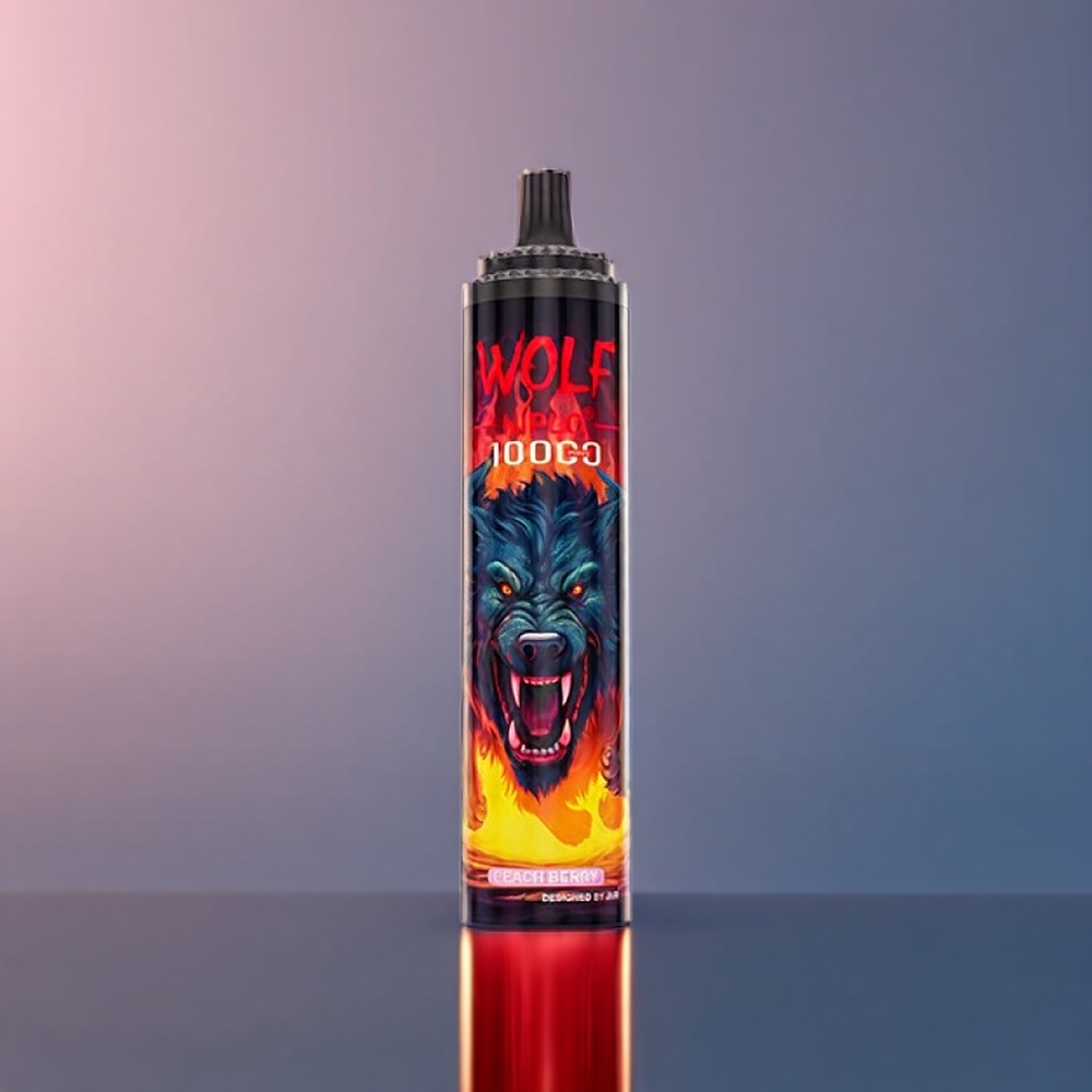 Jnr Wolf New Zealand Wholesale Peach Berry 10000 Puffs