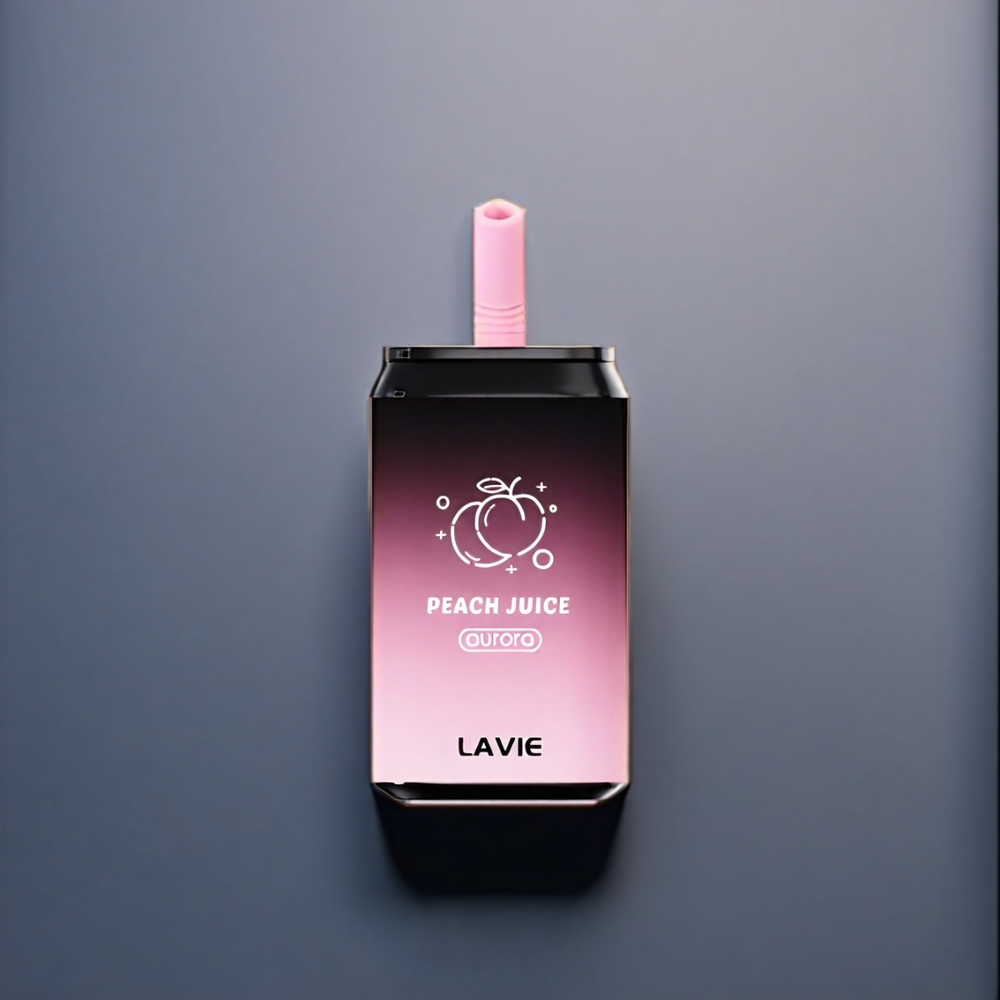 Lavie Aurora 11000 Puffs Vape Peach Juice New Zealand Wholesale - Experience the refreshing, juicy flavor of ripe peaches in every puff.