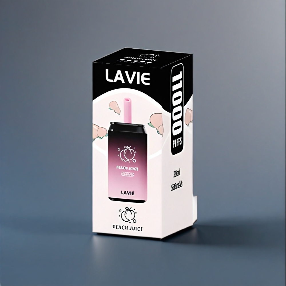 Lavie Aurora 11000 Puffs Vape Peach Juice New Zealand Wholesale - Experience the refreshing, juicy flavor of ripe peaches in every puff.
