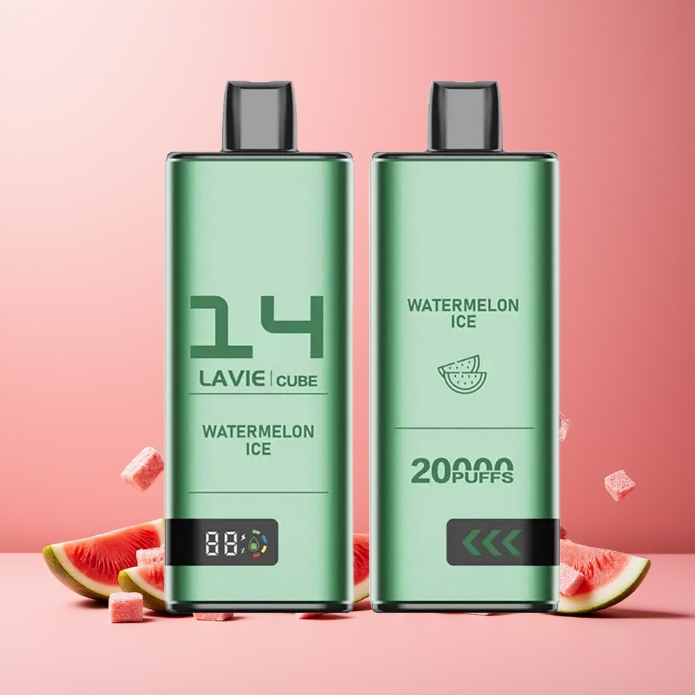 Lavie Cube 20000 Puffs 28mL 600mAh Type C Disposable Vape Watermelon Ice New Zealand Wholesale