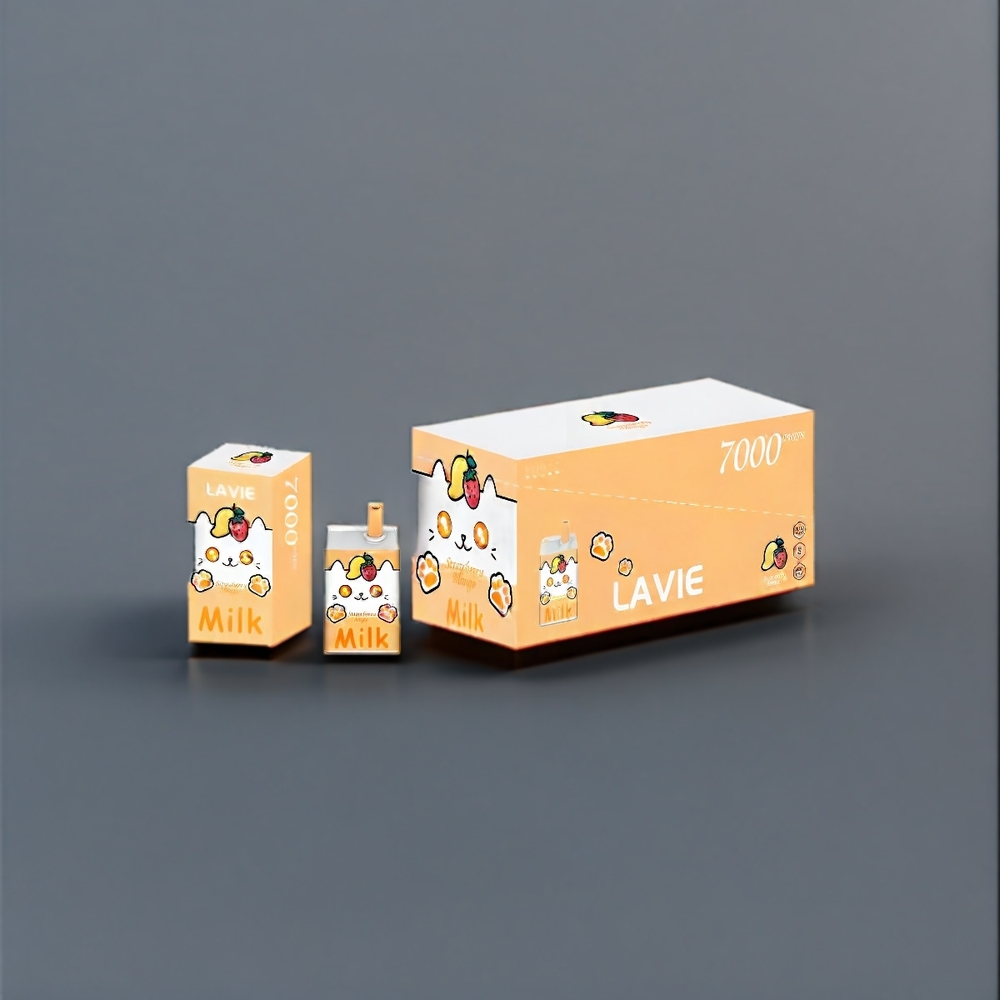 Lavie Milk 7000 Puffs New Zealand Wholesale Strawberry Mango Vape