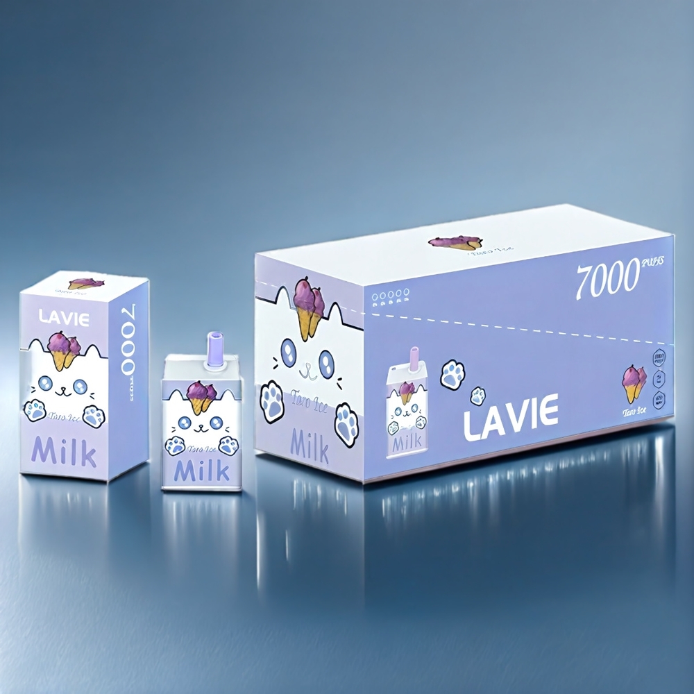 Lavie New Zealand Wholesale Milk 7000 Puffs Grape Ice