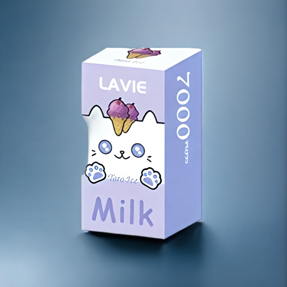 Lavie New Zealand Wholesale Milk 7000 Puffs Grape Ice