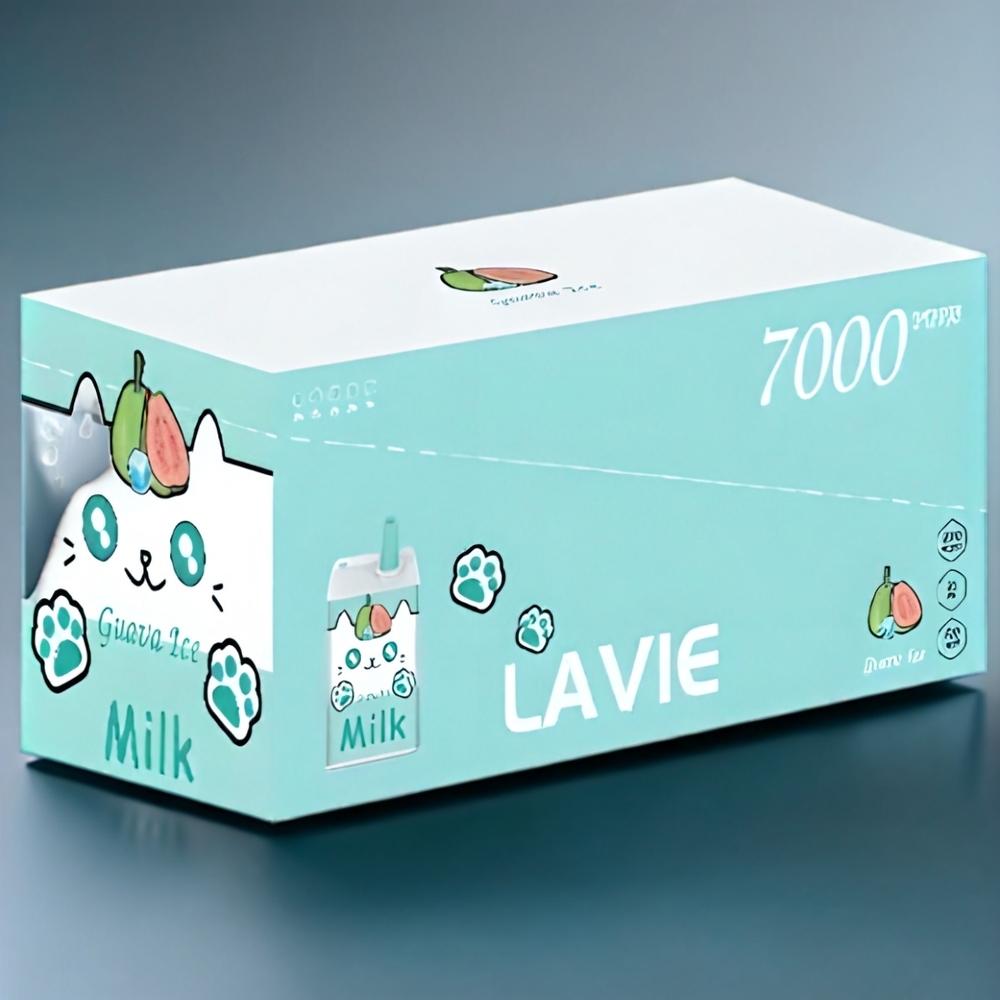Lavie New Zealand Wholesale Milk 7000 Puffs Guava Ice