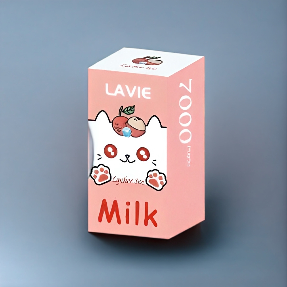 Lavie New Zealand Wholesale Milk 7000 Puffs Lychee Ice
