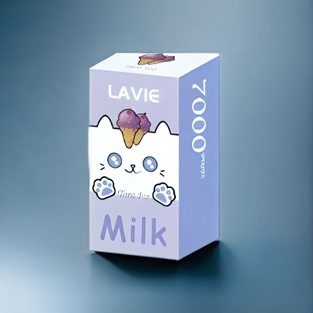 Lavie New Zealand Wholesale Milk 7000 Puffs Taro Ice Vape