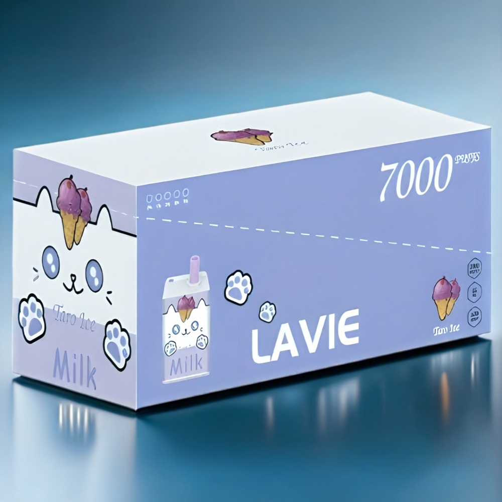 Lavie New Zealand Wholesale Milk 7000 Puffs Taro Ice Vape