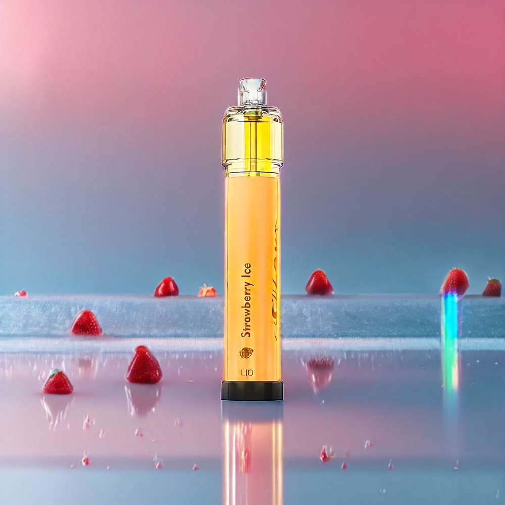 LIO Bee Lit 2500 Puffs 6.0ml 5% Nicotine Disposable Vape Strawberry Ice New Zealand Wholesale