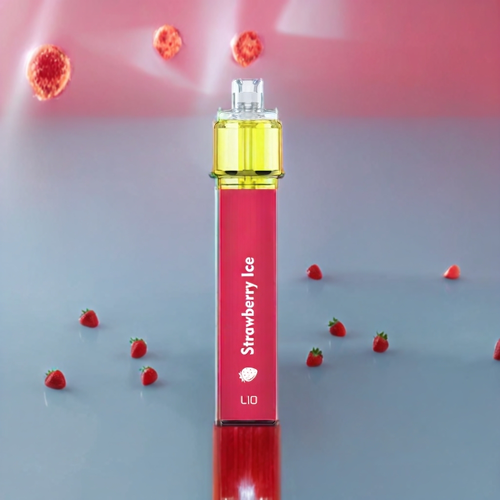 LIO Bee18 Max 2500 Puffs 1300mAh 6.5ml New Zealand Wholesale Disposable Vape Strawberry Ice