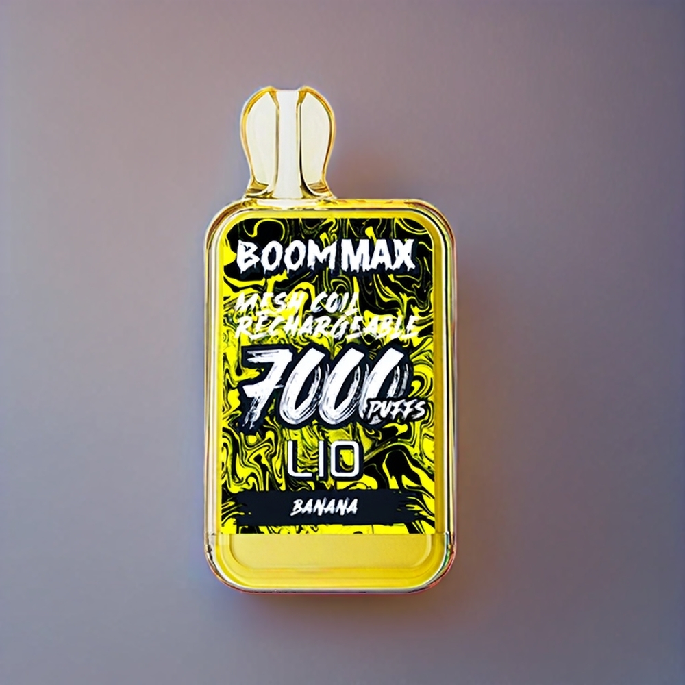 LIO BOOM MAX 7000 Puffs 15ml 50mg Banana Disposable Vape New Zealand Wholesale
