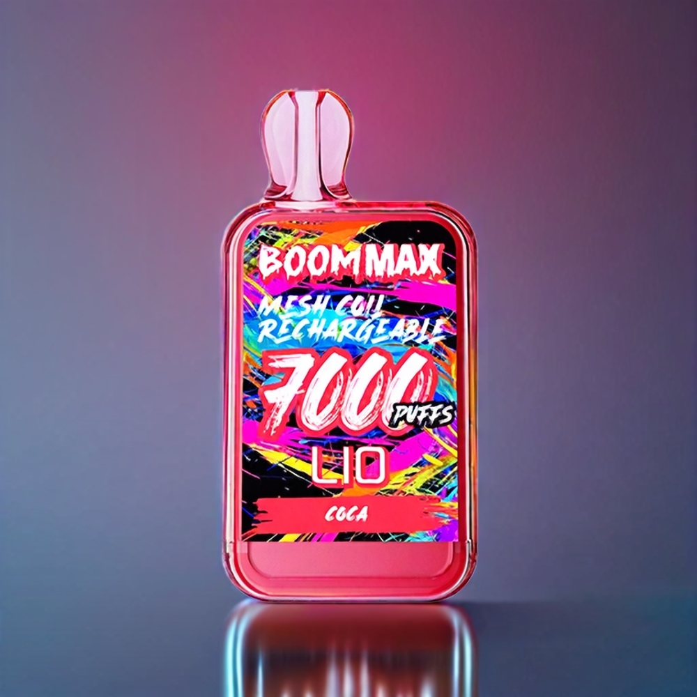 LIO BOOM MAX 7000 Puffs 15ml 50mg Disposable Vape Coca New Zealand Wholesale
