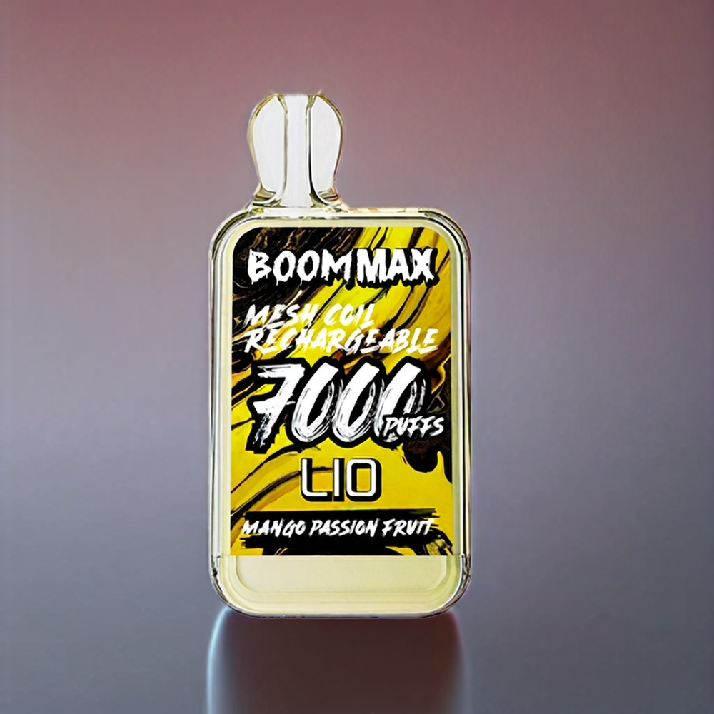 LIO BOOM MAX 7000 Puffs 15ml 650mAh Type-C Disposable Vape Mango Passion Fruit New Zealand Wholesale
