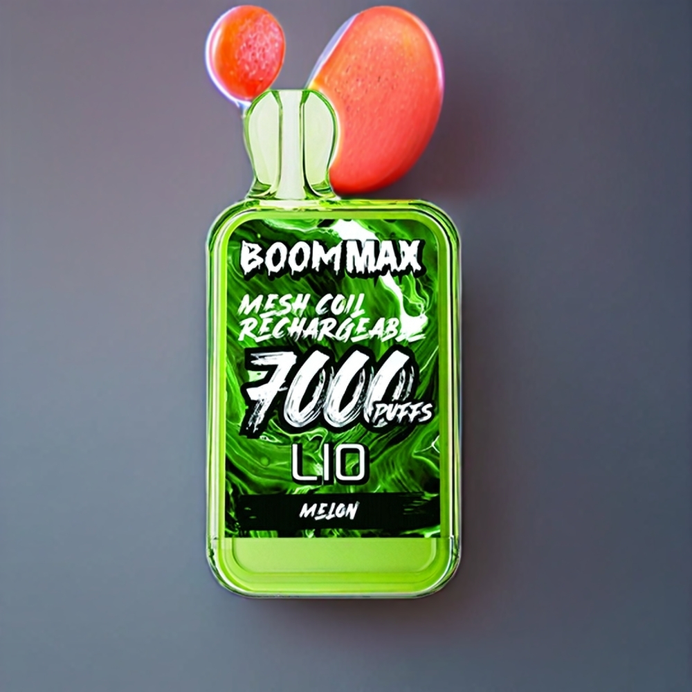 LIO BOOM MAX 7000 Puffs Disposable Vape Melon New Zealand Wholesale 15ml 50mg Type-C