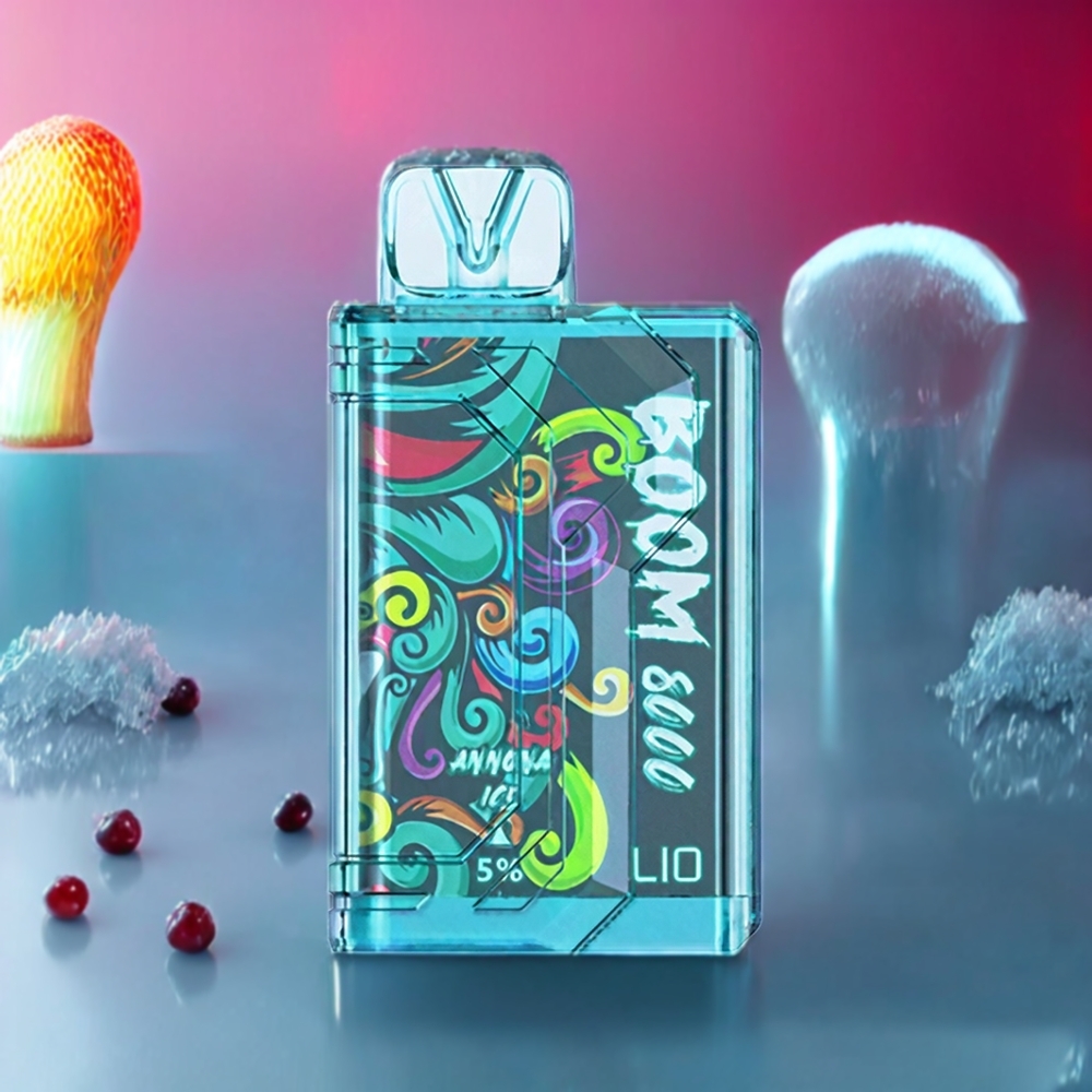 LIO BOOM PRO New Zealand Wholesale 8000 Puffs 15ml 5% Nicotine Disposable Vape Annona Ice