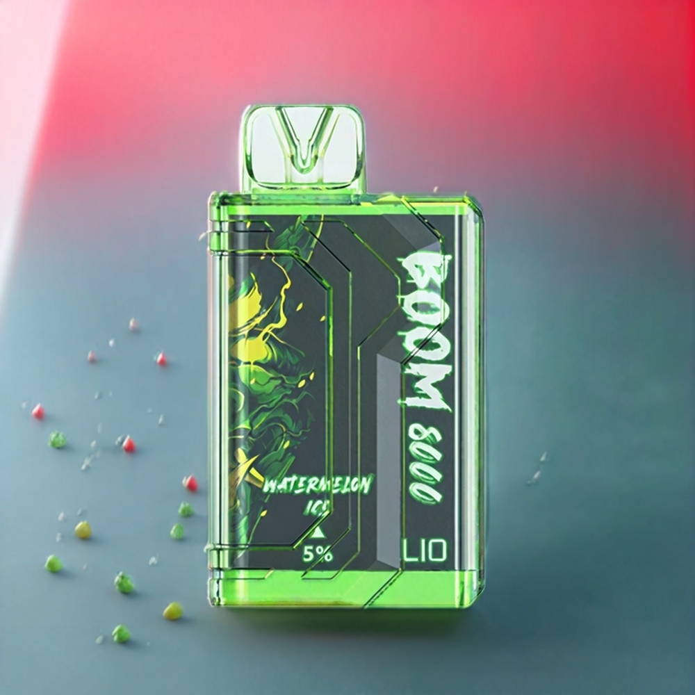 LIO BOOM PRO New Zealand Wholesale 8000 Puffs 15ml 5% Nicotine Disposable Vape Watermelon Ice
