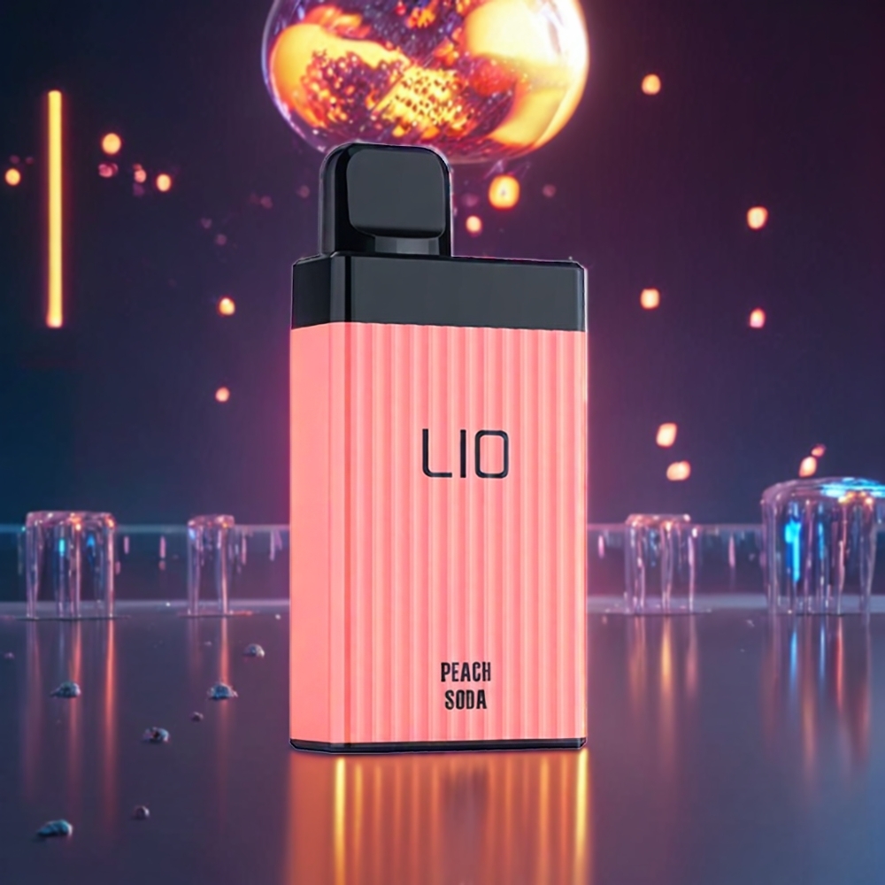 LIO BOXX 4000 Puffs 10ml 650mAh Type-C Peach Soda Disposable Vape New Zealand Wholesale