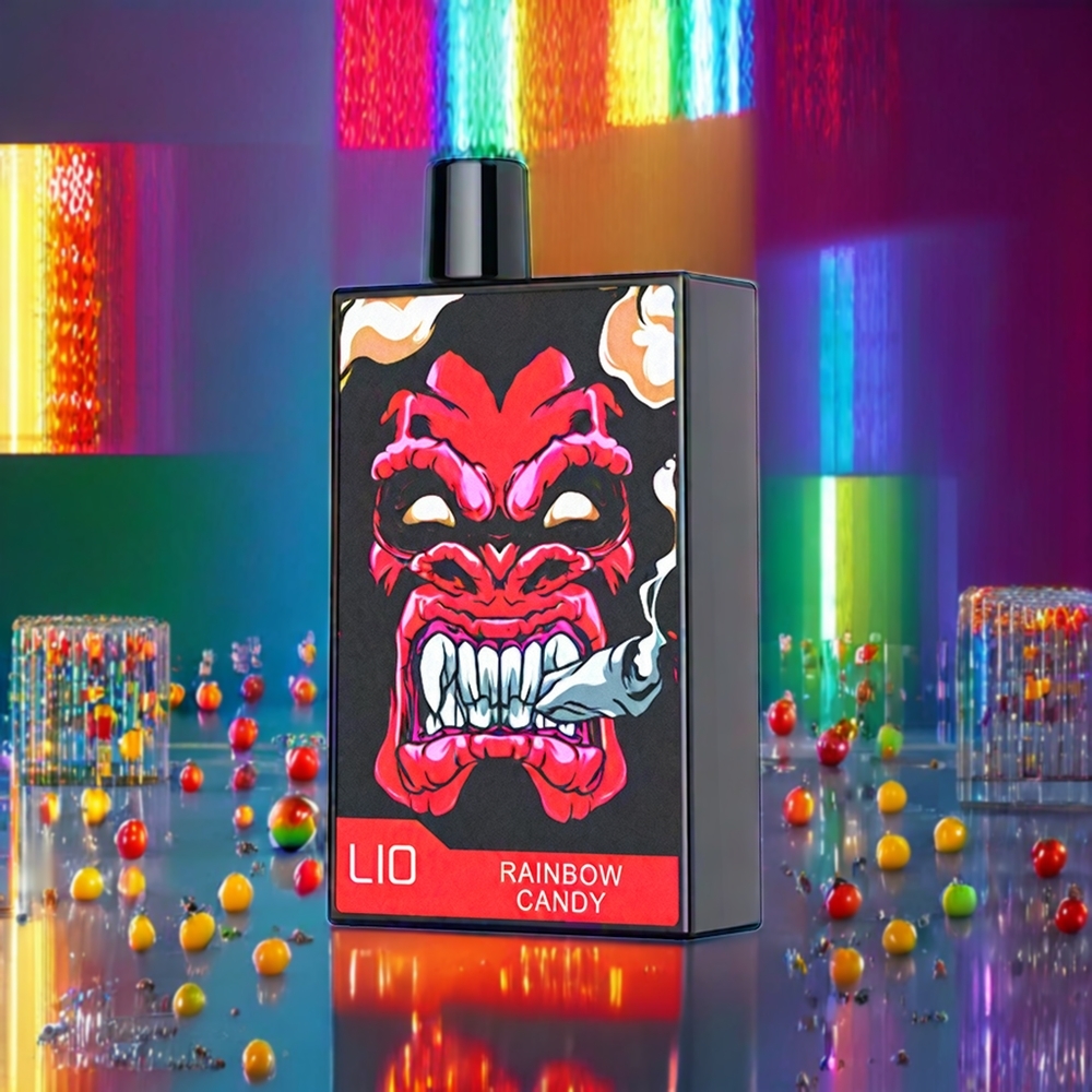 LIO CAPO 4500 Puffs 12ml 50mg Disposable Vape Rainbow Candy New Zealand Wholesale