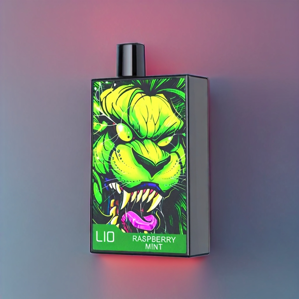LIO CAPO 4500 Puffs Disposable Vape Raspberry Mint 12ml 600mAh New Zealand Wholesale