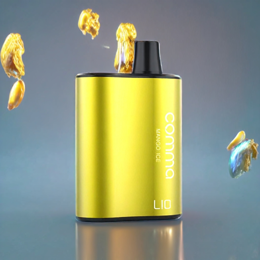 LIO COMMA 5000 Puffs 15ml 900mAh Mango Ice Disposable Vape New Zealand Wholesale