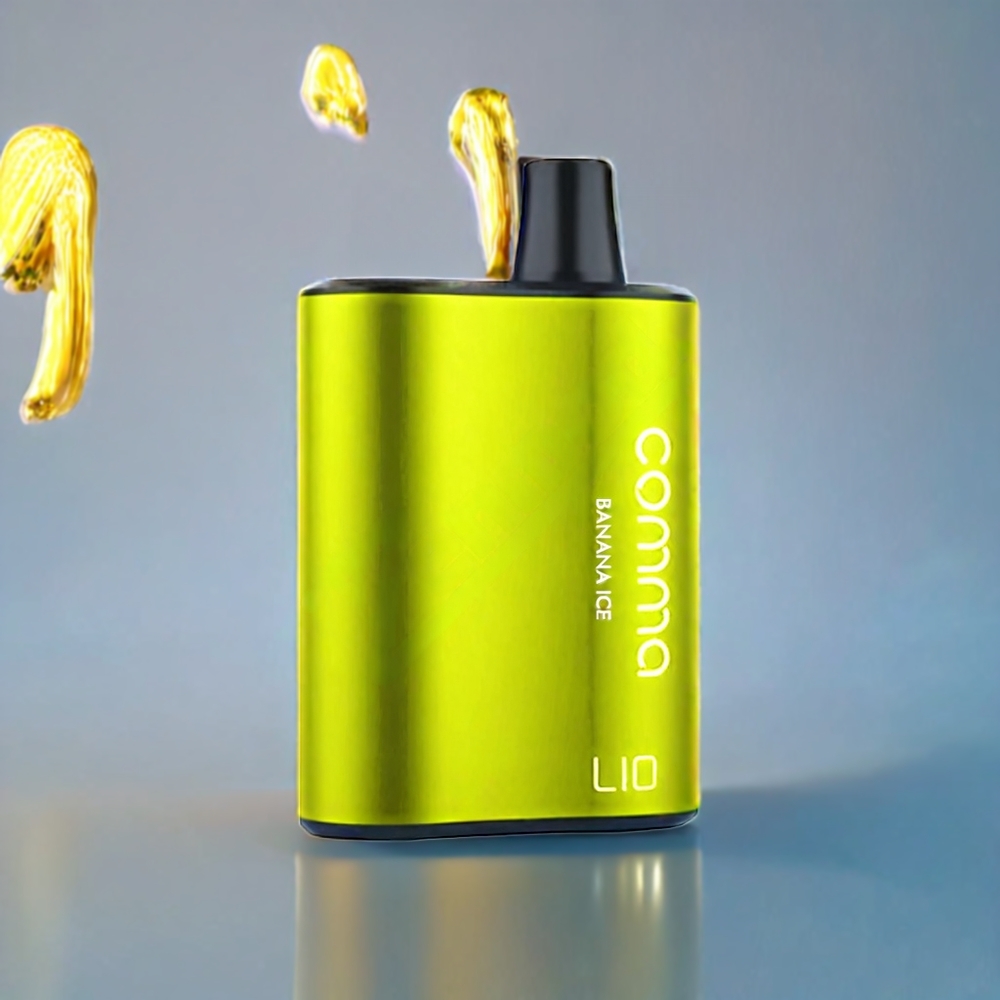 LIO COMMA 5000 Puffs Disposable Vape Banana Ice New Zealand Wholesale 15ml 900mAh Type-C