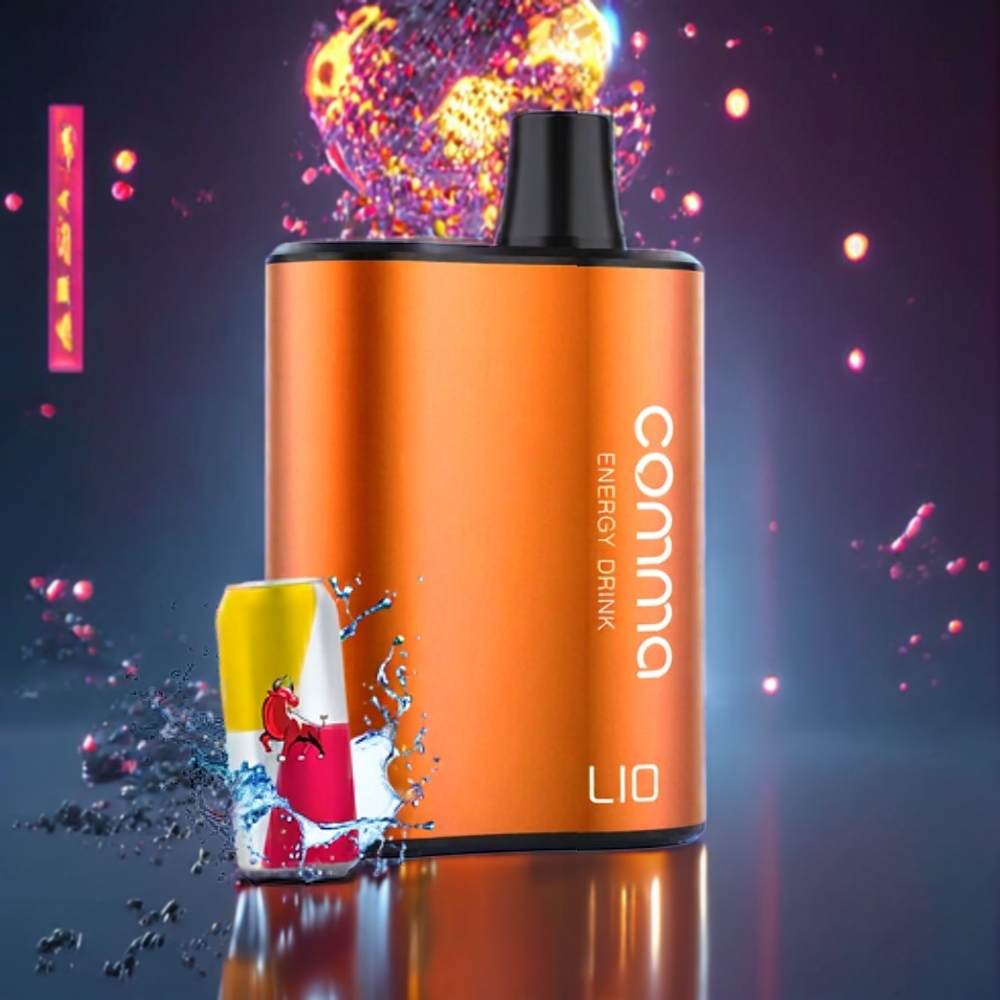 LIO COMMA 5000 Puffs Disposable Vape Energy Drink New Zealand Wholesale 15ml 50mg Mesh 1.0 Ohm Type-C
