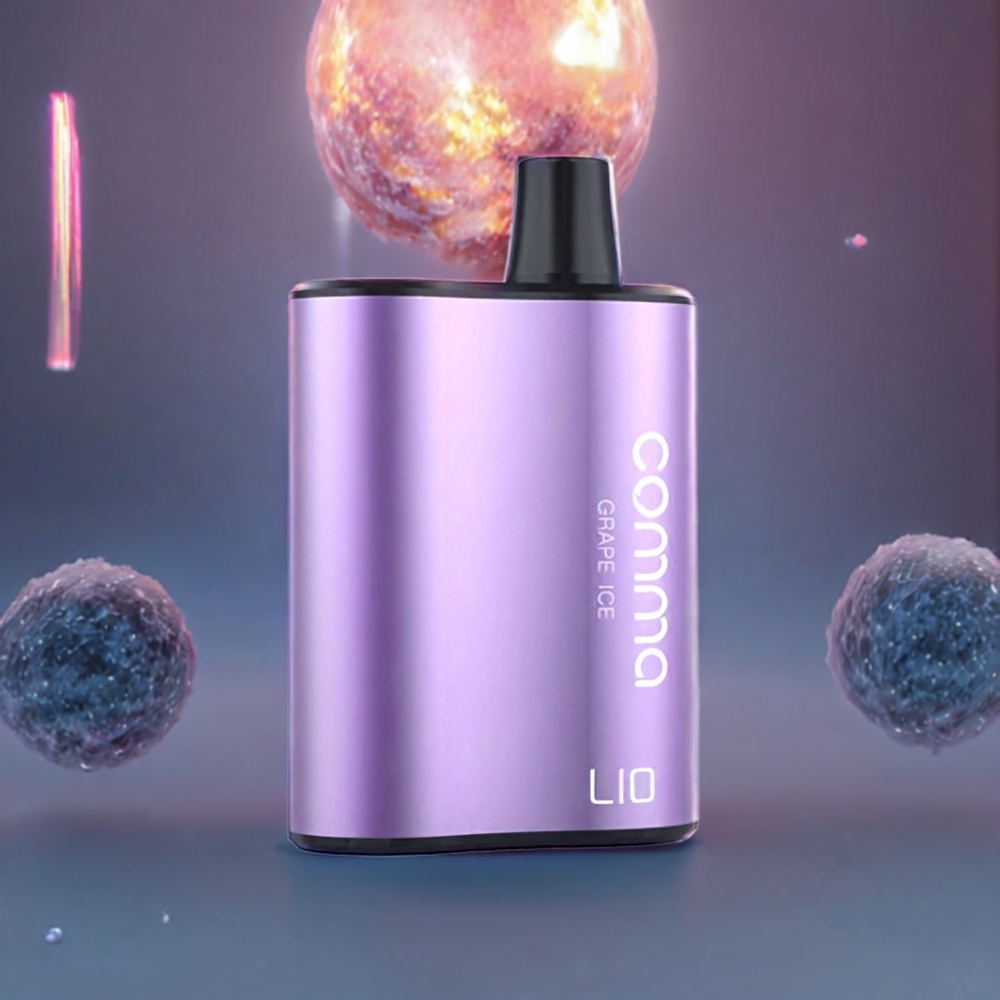 LIO COMMA 5000 Puffs Disposable Vape Grape Ice New Zealand Wholesale 15ml 900mAh Type-C