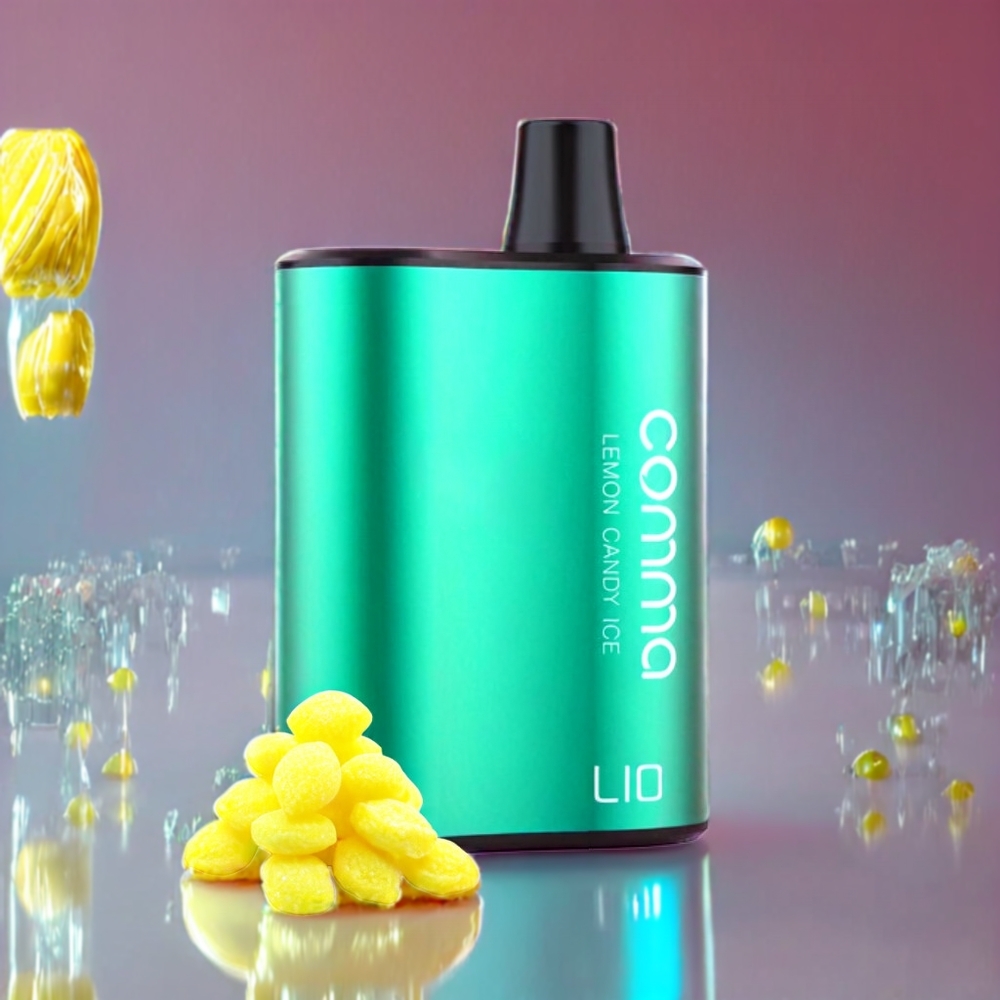 LIO COMMA 5000 Puffs Disposable Vape Lemon Candy Ice 15ml 900mAh New Zealand Wholesale
