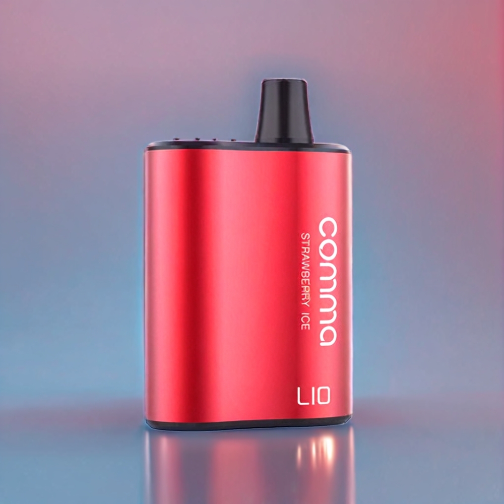 LIO COMMA 5000 Puffs Disposable Vape Strawberry Ice New Zealand Wholesale 15ml 900mAh Type-C