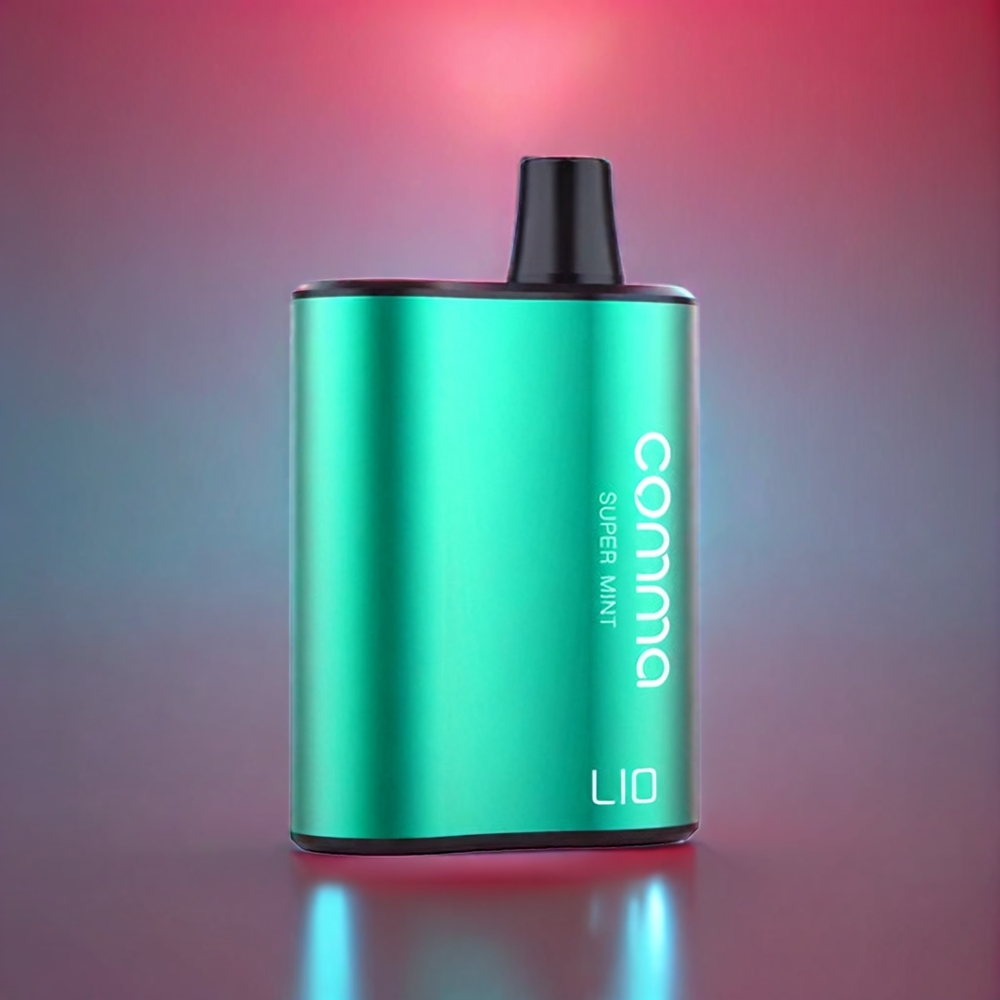 LIO COMMA 5000 Puffs Disposable Vape Super Mint New Zealand Wholesale 15ml 900mAh Type-C
