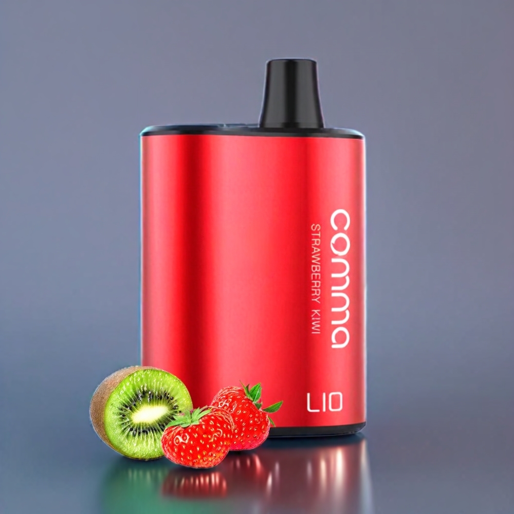 LIO COMMA 5000 Puffs New Zealand Wholesale Disposable Vape Strawberry Kiwi 15ml 900mAh Type-C