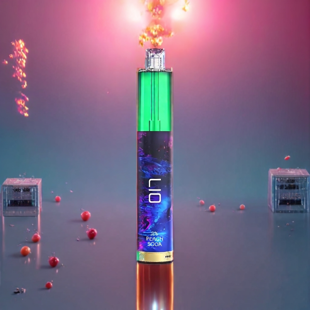 LIO Max Mesh 3000 Puffs 10mL Peach Soda Disposable Vape New Zealand Wholesale
