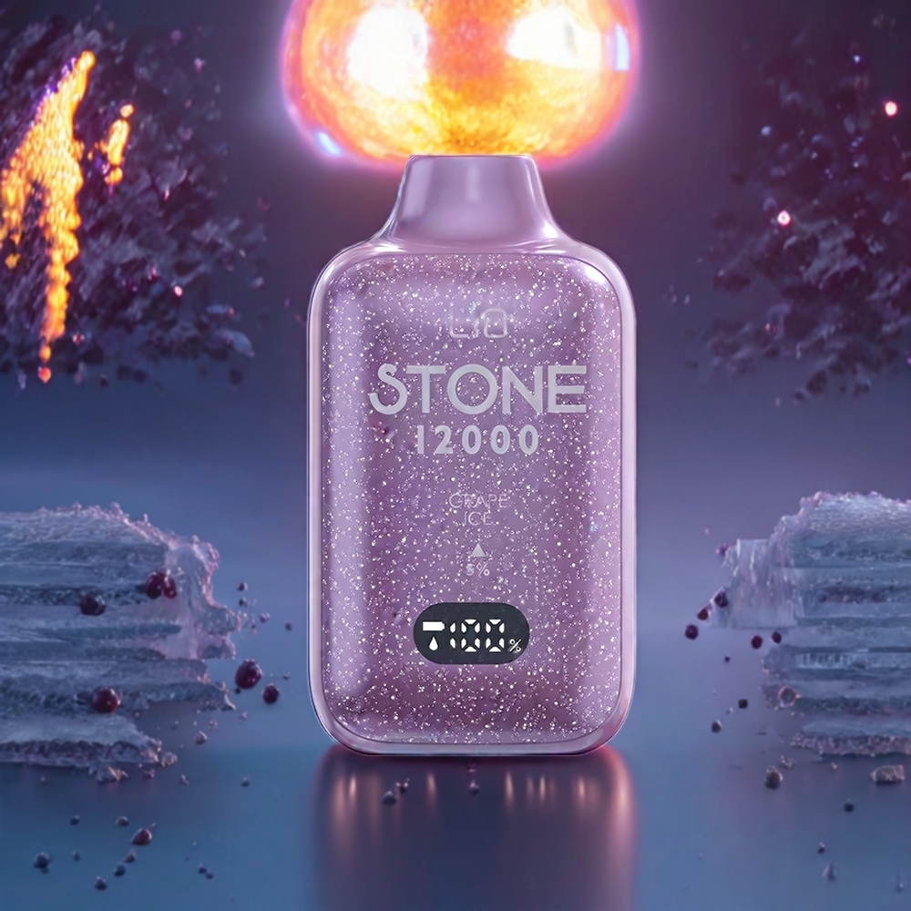 LIO Stone 12000 Puffs 18ML 30mg/50mg Grape Ice Disposable Vape New Zealand Wholesale