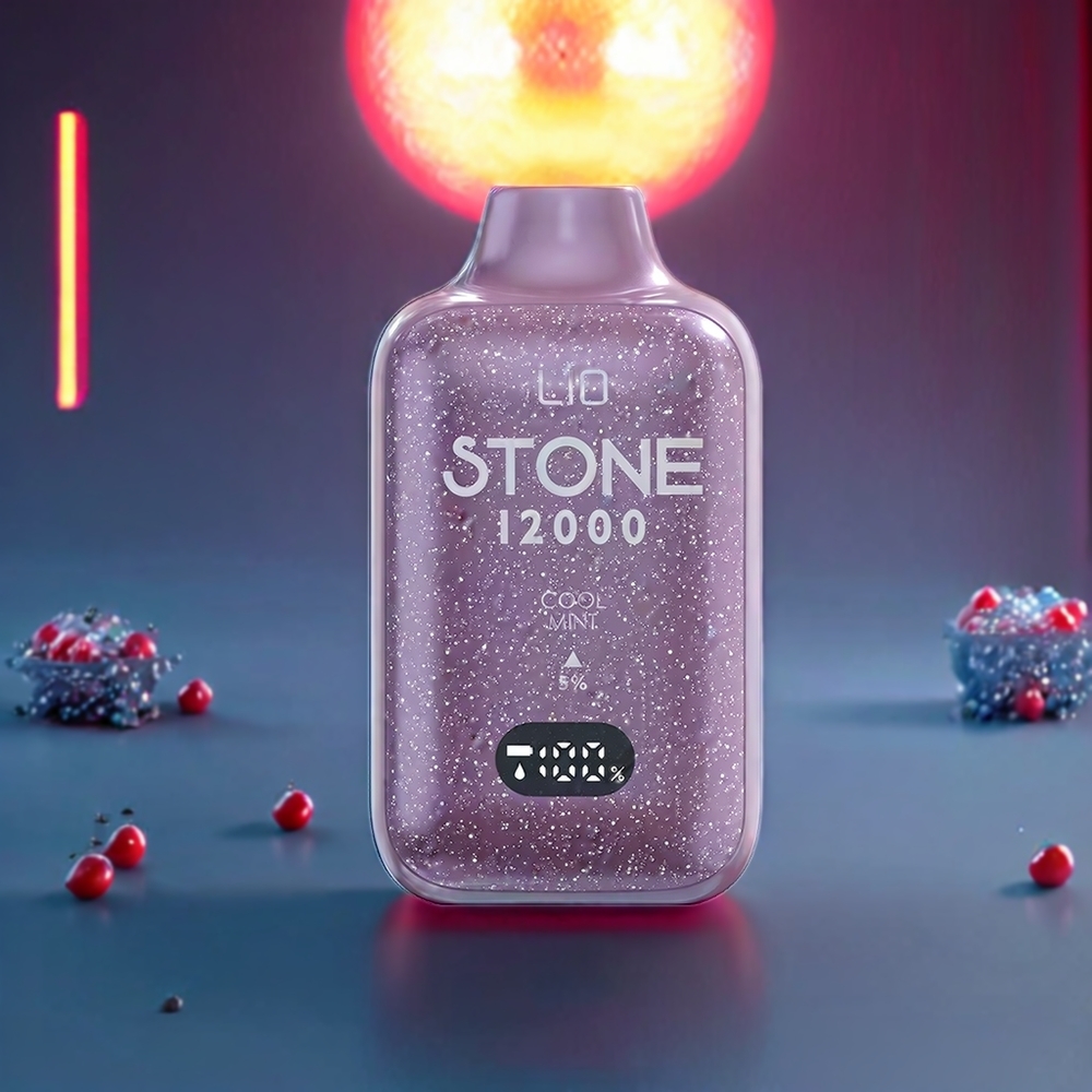 LIO Stone 12000 Puffs 18ML 550mAh Disposable Vape Cool Mint New Zealand Wholesale