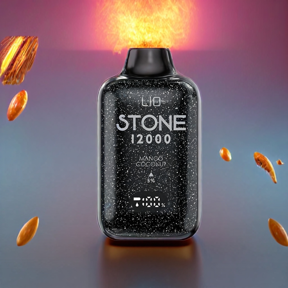 LIO Stone 12000 Puffs 18ML 550mAh Type-C Disposable Vape Mango Coconut New Zealand Wholesale