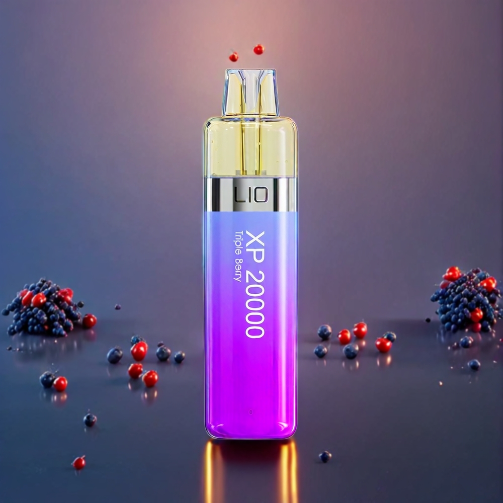 LIO XP 20000 Puffs Disposable Vape Triple Berry New Zealand Wholesale 12ML 50mg 900mAh TYPE-C Adjustable Airflow