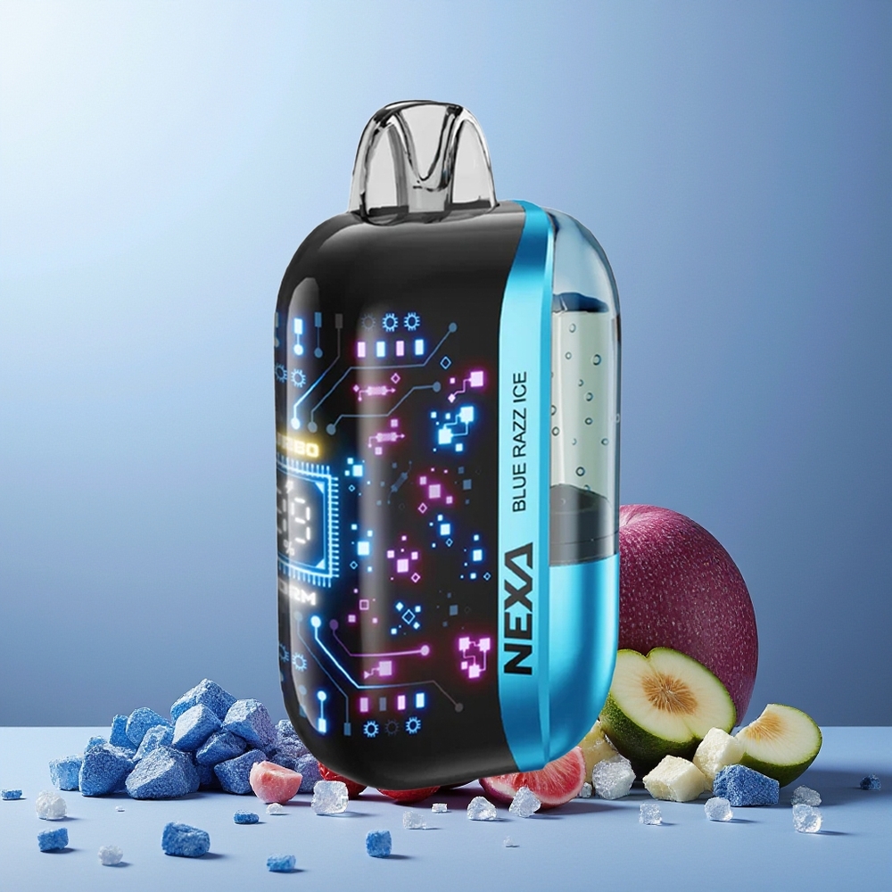 NEXA Ultra 50000 New Zealand Wholesale 20ml 800mah 5% Nicotine Blue Razz Ice Disposable Vape